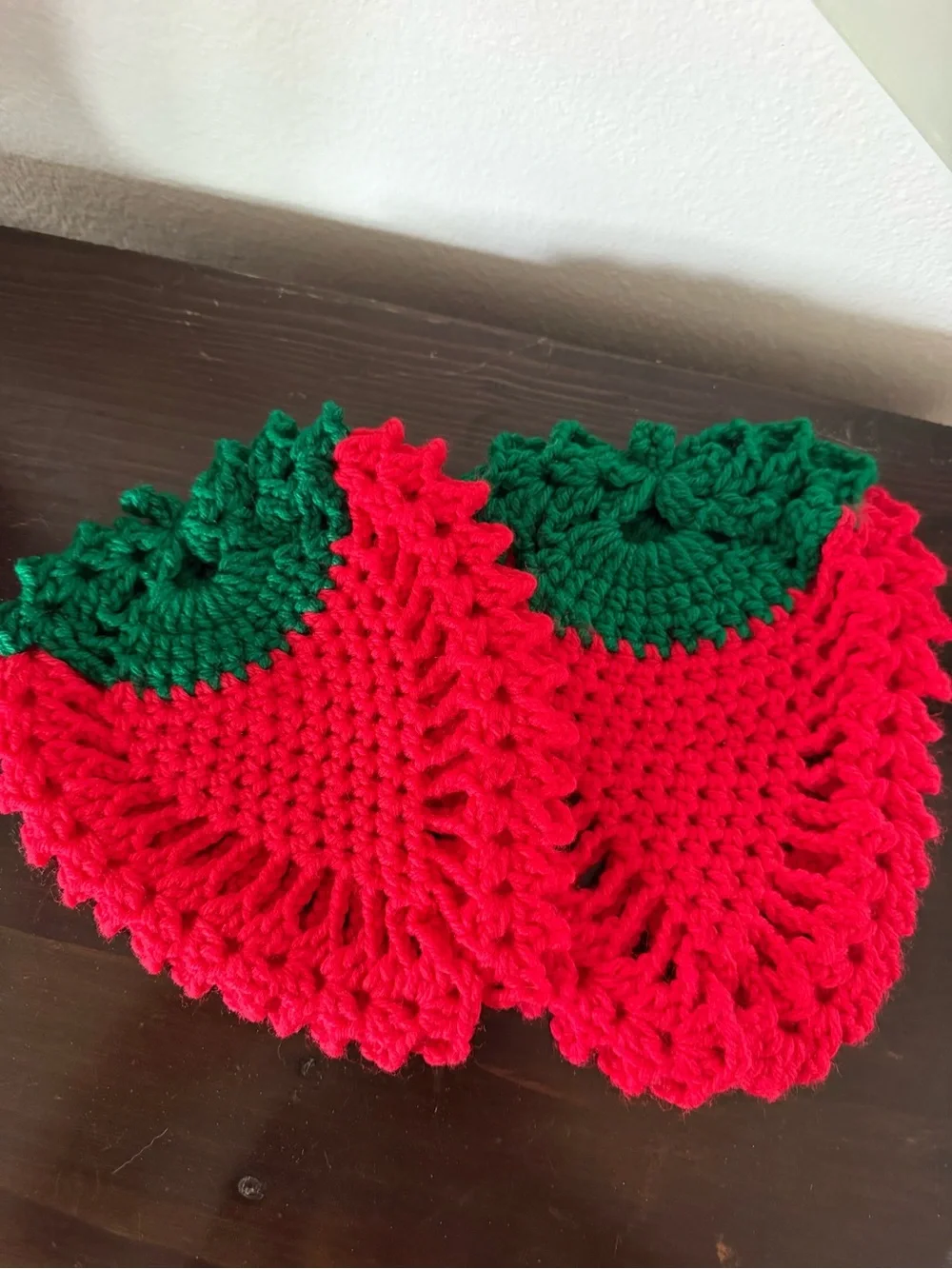 Vintage Strawberry Pot Holders- set of 2